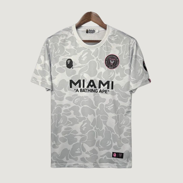 Inter Miami x BAPE - Maillot édition spéciale - Blanc